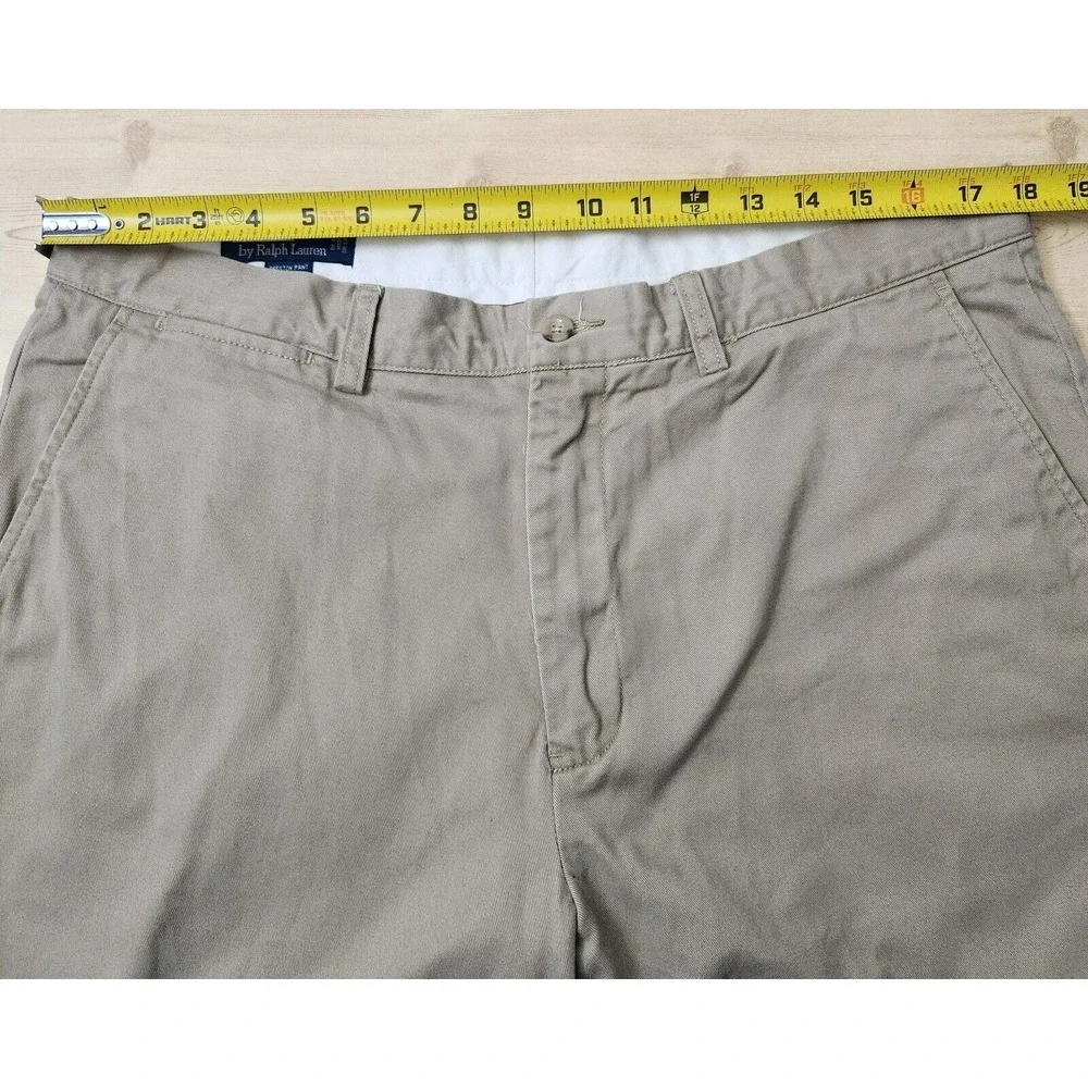 Polo Ralph Lauren Preston Pants Men's 36x32 Beige Straight Leg Chinos